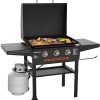 Adjustable Grill Stand for Ninja Outdoor Woodfire Series OG700 OG800 OG900 Series OO101 Woodfire Pizza Oven, Grill Cart for Ninja MO201 Artisan Pizza Oven, Replace for Ninja XSKUNSTAND Outdoor Stand 4