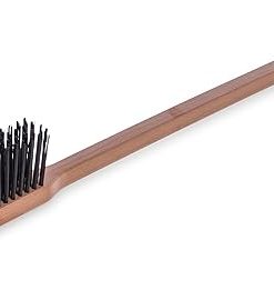 Carlisle FoodService Products 4577200 Carbon Steel Bristle Pizza/BBQ Oven Brush, 39" Overall Length