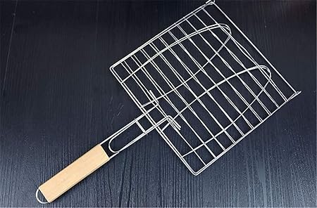 Grill basket,bbq grill rack, Barbecue mesh Clip,Grilled Fish Clip Barbecue Fish Clip Net Clip Stainless Steel Appliances Tool Splint Accessories 2 Grill basket,bbq grill rack, Barbecue mesh Clip,Grilled Fish Clip Barbecue Fish Clip Net Clip Stainless Steel Appliances Tool Splint Accessories - Image 2