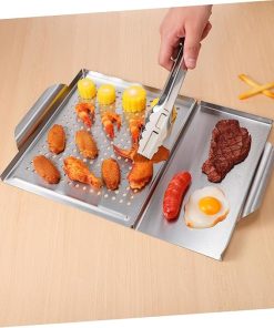 -1 Grill Tool Set 1pc BBQ Serving Platter 1pc Food Tong Perfect for Outdoor Grilling Cooking 2