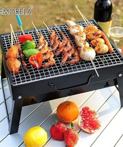 Charcoal grills Portable BBQ Grills Patio Barbecue Charcoal Grill Stove Stainless Steel Outdoor Camping Picnic Barbecue BBQ Accessories Tools 2
