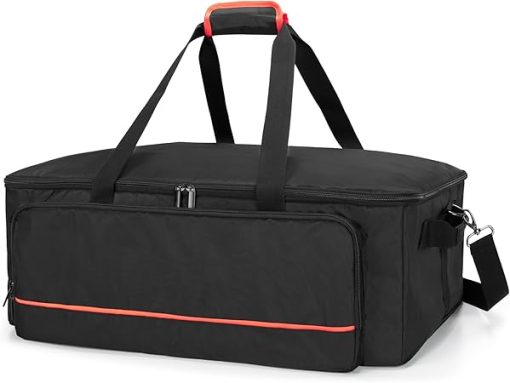 Pizza Oven Carry Bag Compatible with Ooni Koda 12 Gas Pizza Oven, Portable Pizza Oven Cover with Shoulder Strap, Outdoor Oven Carrying Case with Multi Pockets for Oven Accessories, Bag Only