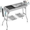 Executive Gift Shoppe | Roman Monogram Rosewood Barbecue Set 4