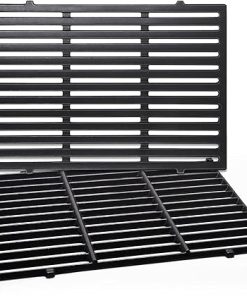 7638 Cooking Grate Replacement Parts for Weber Spirit 300/700 Series, E-310 E-330,Silver/Gold Platinum B & C Genesis 1000-3500 Gas Grill, 17.5" Cast Iron Grill Grate for Weber 900, 7639 7527 65906
