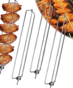 3Pcs Outdoor Barbecue Fork Chicken Wing Grill BBQ Barbecue Tools 2