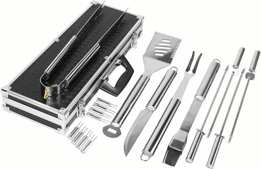 Mr. Bar-B-Q 18-Piece BBQ Tools Set with Carrying Case - Image 2