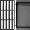 Hinged Lid for Blackstone 36 Inch Griddle,Upgrade Clear View Griddle Hard Cover Hood for Blackstone 36″ 1554 2149 1825 Outdoor Flat Top Gas Grill Griddle Accessories with Temperature,Black 3