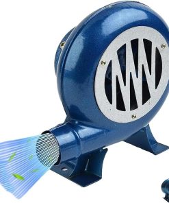 DARZYS Manual Iron Gear BBQ Blower, Blower Grill Fire Starter Flame Exciter Tool, Outdoor Cooking Manual Air Blower Accessories(80W)