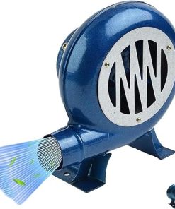 DARZYS Manual Iron Gear BBQ Blower, Blower Grill Fire Starter Flame Exciter Tool, Outdoor Cooking Manual Air Blower Accessories(200W)