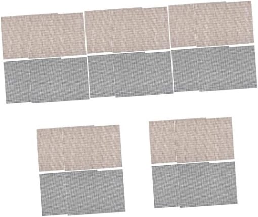 BESPORTBLE 5sets Barbecue Accessories Non-Stick Grilling Mats Mesh BBQ Grilling Mats Cut-to-Size Dishwasher Safe Perfect for Outdoor Cooking 4pcs*5