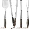 30pcs Griddle Accessories Kit for Blackstone Professional Flat Top Grill Tools, BBQ Spatula Gift Set with Basting Cover, Burger Press, Meat Injector, Thermometer, Tongs for Camping Backyard Teppanyaki 4