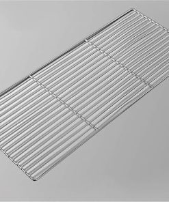 Barbecue Grilling Basket,Stainless Steel Barbecue Mesh Rectangular Household Bar Mesh Cake Cooling Rack Baking Barbecue Tool