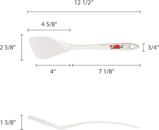Melamine dinnerware collection 12 1/2" x 2 1/2" spatula/turner, thailand, comes in dozen - Image 2