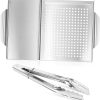 Amosfun 1Set Stainless Steel Grilling Tray with Food Tong Perforated Bbq Grill Serving Platter for Outdoor Cooking Easy to Clean for Even Cooking and Flavor Enhancement