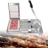 Multifunctional Barbecue Meat Skewer Machine, Fast Portable Meat Skewer Box, Stainless Steel Barbecue Kitchen Accessories Tools 4