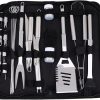 Grill Utensils Set 12pc Stainless Steel BBQ Tools Kit BBQ Accessories Outdoor Camping Cookware