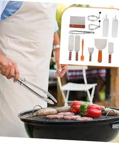 SUPVOX 1Set Outdoor BBQ Tools Portable Barbecue Accessories for Grilling for Parties Camping and Gatherings Present for BBQ Enthusiasts 2