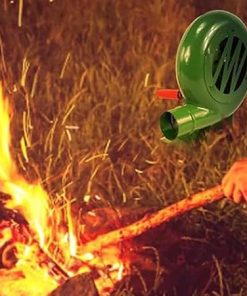 Manual Forge Blower Iron Gear Popcorn Fan Manual Fan Outdoor Cooking Manual Air Blower Hand Blower With Hand Crank Tool For Camping/picnic/flame Exciter(Size:120W,Color:One Color)
