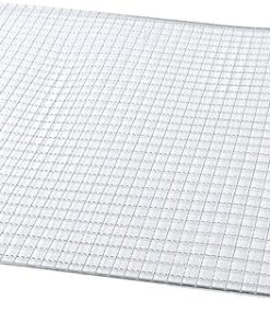 Stainless Steel BBQ Grill Net - Durable Carbon Grill Mesh for Perfect Barbecue Cooking(45x30cm)