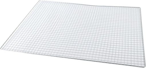 Stainless Steel BBQ Grill Net - Durable Carbon Grill Mesh for Perfect Barbecue Cooking(45x30cm)