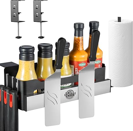 Magnetic Blackstone Caddy, Grill Griddle Caddy for 17”/22”/28″/36″ Griddles, Space Saving Blackstone Griddle Caddy,BBQ Accessories Caddy Organizer Box Magnetic Blackstone Caddy, Grill Griddle Caddy for 17''/22''/28"/36" Griddles, Space Saving Blackstone Griddle Caddy,BBQ Accessories Caddy Organizer Box