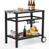 Bbq Grill Rack Set Stainless Steel Round Grilling Rack Outdoor Grill Accessory Wire Rack for Cooking Fish Grilling Rack for Bbq 3
