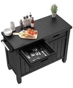 Keter Unity XL Barbecue Unity, Ideal as a Support for the Preparation of Barbecue, 134 x 51.7 x 90 H cm, Graphite 2