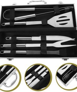 Stainless Steel Grill Tools BBQ Tool Sets Outdoor Grill Kit Durable and Multi-Purpose 2