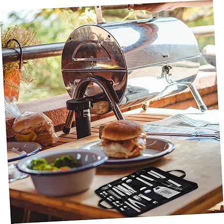 Grilling Tools Set BBQ Tools Kit Tongs for Grilling Outdoor BBQ Supplies 2 Grilling Tools Set BBQ Tools Kit Tongs for Grilling Outdoor BBQ Supplies - Image 2