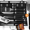 BESPORTBLE 3 Sets BBQ Grill Accessories Fork Cutter Grilling Tool Kit Tool Case Kitchen Essentials for Outdoor Cooking 4