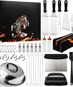 BBQ 41 Pcs Grill Tools Utensils Set Griddle Accessories Kit for Outdoor Grilling BBQ Gift for Men Grill Utensils Set Accessories