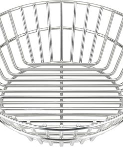 Charcoal Basket for Big Green Egg Large Size Grill Accessories 14inch Ash Basket fit Kamado Joe Classic Stainless Steel Smoker BBQ Replacement Parts #8537