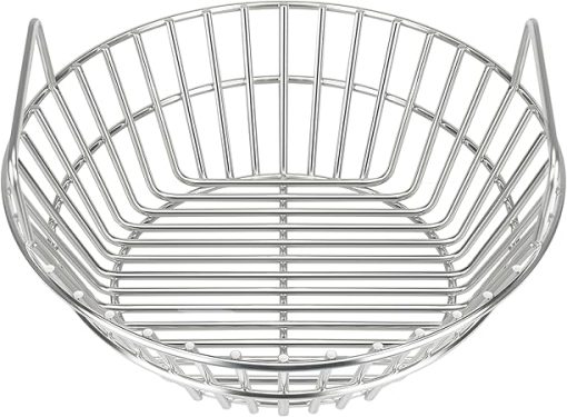 Charcoal Basket for Big Green Egg Large Size Grill Accessories 14inch Ash Basket fit Kamado Joe Classic Stainless Steel Smoker BBQ Replacement Parts #8537