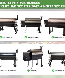 Hiorucet BAC-006 Drip Pan Replacement Parts for Traeger Pellet Smoker Grill, Traeger Pro Series 34, Tex Elite, Texas Elite 34, Eastwood 34 and Texas Pro Pellet Grills. BAC006 Traeger Grill Drip Tray. 2