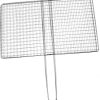 balacoo BBQ Accessory Mesh Fish Grill Rack Stainless Steel Grill Rack Easy to Clean
