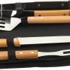 Stainless Steel Tools Set 7pc Grill Utensils Kit Outdoor Grill Tools Compact Storage Case Ergonomic Handle Accessories 4