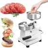 Akozon Round Cast Iron Grill Press, BBQ Steak Meat Press Tool – Barbecue Roast Fried Meat Pressure Accessory with Wooden Handle, Kitchen Utensils, BBQ Tool 4