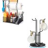 Stainless Steel Outdoor Grill Cart with 3-Tier Shelves & Lockable Wheels | Heavy-Duty Pizza Oven Stand & Prep Table for Patio | Movable BBQ Workstation with Tool Hooks & Paper Towel Holder 4