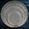 1pc Square BBQ Grill Net 304 Stainless Steel Mesh Barbecue Non-stick Grilling Mats Outdoor Bbq Grill Racks Meshes Accessory (Size : 45x30cm) 3