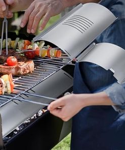 Baoz Flame Broiler Kit for Pit Boss 820 Series Pellet Grills, Slide Cover and Bottom for Pit Boss Smoker Grill 304 Stainless Steel kit for Pit Boss PB820FB PB820FBC PB820PS1 PB820S PB820SC PB820XL