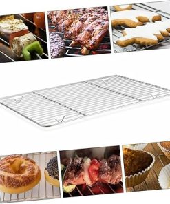 BESPORTBLE Portable BBQ Grill Accessory Drain Pan Baking Tray Set Non-Stick BBQ Plate for Easy Cleanup 2