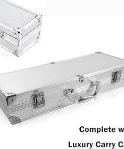 3PCS BBQ Grill Cooking Utensils Tool – Stainless Steel BBQ Tools Grill Tools Set w/Aluminum Carrying Case for Backyard/Beach Barbecue Camping Picnics Outdoor Activities 2