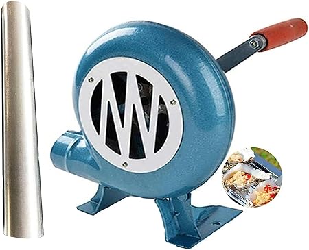 Hand Crank Blacksmith Forge Blower – Iron Gear Popcorn Fan Manual Fan, With Duct Iron Gear Manual BBQ Blower, Metal Fan Blade, For Camping/Picnic/Outdoor Grill Accessories, Easy To Carry(150W) Hand Crank Blacksmith Forge Blower - Iron Gear Popcorn Fan Manual Fan, With Duct Iron Gear Manual BBQ Blower, Metal Fan Blade, For Camping/Picnic/Outdoor Grill Accessories, Easy To Carry(150W)
