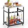 BUNDOK BD-383 Oblong Shichirawa Large, Charcoal, Diatomaceous Earth, Beige, Stand Included (For 3-4 People) 3
