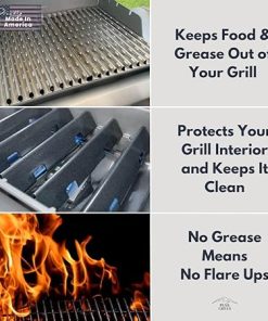 Grill Grate Replacement System for Traeger Pro 575, Traeger Pro 22, (19.00” x 21.75”) Full Grill Surface | All- in-One Grill Grates, Flavor Bars, and Grease Tray 2