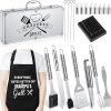 Rotisserie Kit Universal Replacement 5078a Quick Install Portable Spit Grill Outdoor Camping BBQ Three Heights Adjustable Length Cooking Tool Roaster Accessories Chicken Fork Heavy Duty Motor DC 5V 3