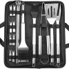 Generic 3 Piece Grill Set BBQ Accessories – Tongs, Spatula & Fork Utensils – Heavy Duty Stainless Steel Barbecue Grilling Accessories & Tools with Solid Sturdy Handles- Grilling Gifts for Men Him ﻿ 4