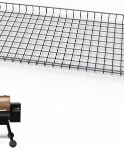Upgrade Pellet Grill Storage Shelf for Traeger Pro Series 780 or Ironwood 885 Pellet Grill, Durable Power Coated Metal Bottom Shelf for Traeger Pellet Grill Accessories to Added Storage Space