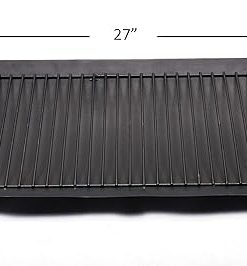 27″ Ash Pan Heavy Duty Steel Miscellaneous Repair Part Replacement for Char Griller Charcoal Grills 1224, 1324, 2121, 2222, 2727, 2828, 2929, Charbroil 17302056 2