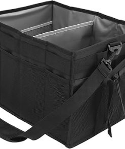 Luxshiny Large Capacity Bbq Storage Tote Trunk Organizers Outdoor Grill Accessory Storage Condiment